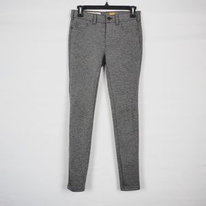 Anthro Pilcro Serif Ponte Jegging, Grey, Size 26